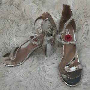 Silver heels